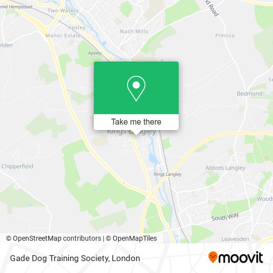 Gade Dog Training Society map