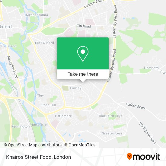 Khairos Street Food map