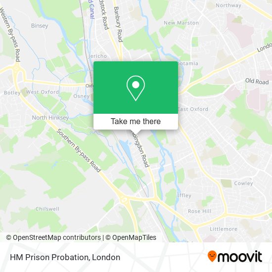 HM Prison Probation map