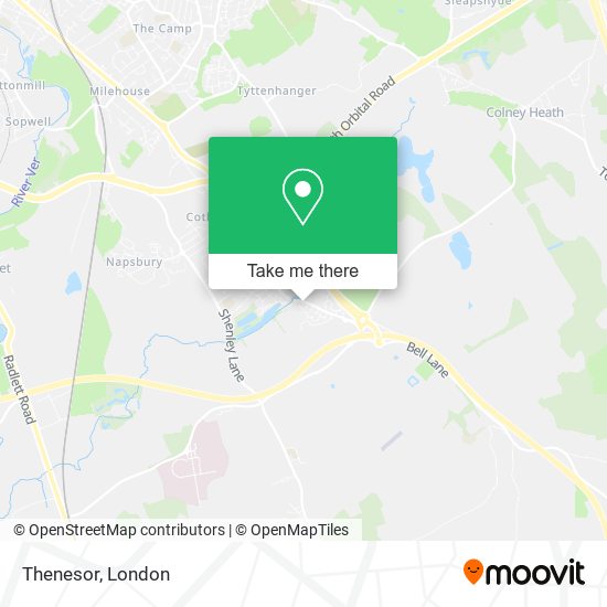 Thenesor map