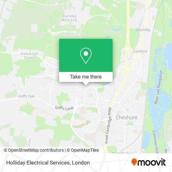 Holliday Electrical Services map