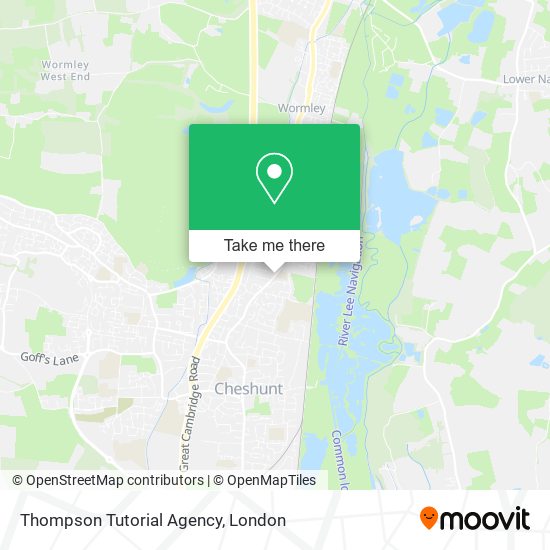 Thompson Tutorial Agency map