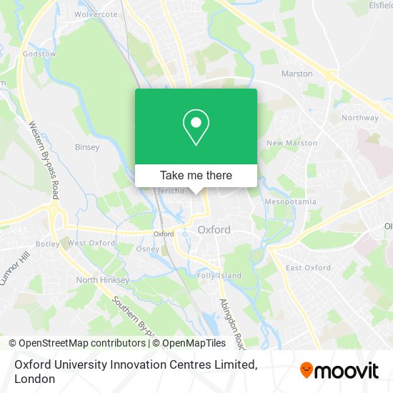 Oxford University Innovation Centres Limited map