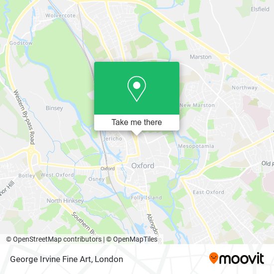 George Irvine Fine Art map