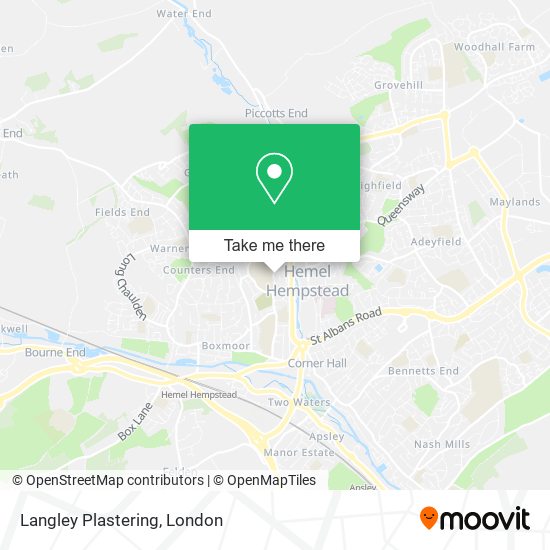 Langley Plastering map