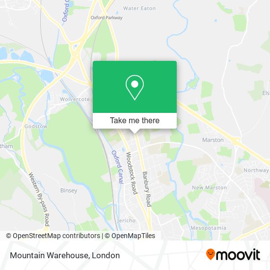 Mountain Warehouse map