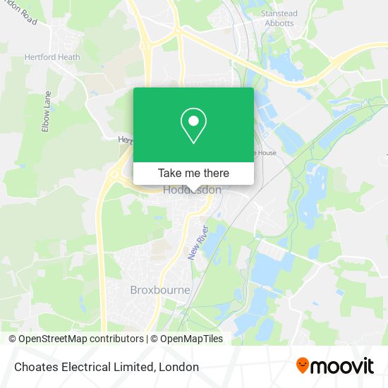 Choates Electrical Limited map