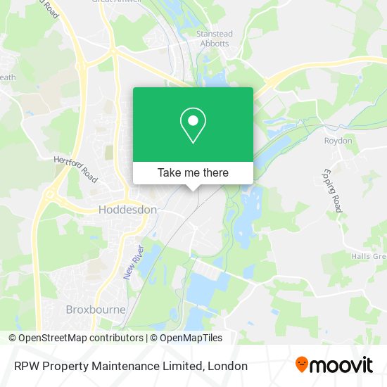 RPW Property Maintenance Limited map