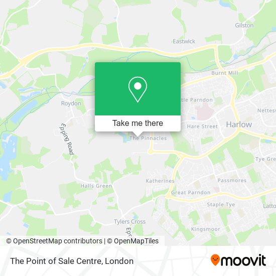 The Point of Sale Centre map