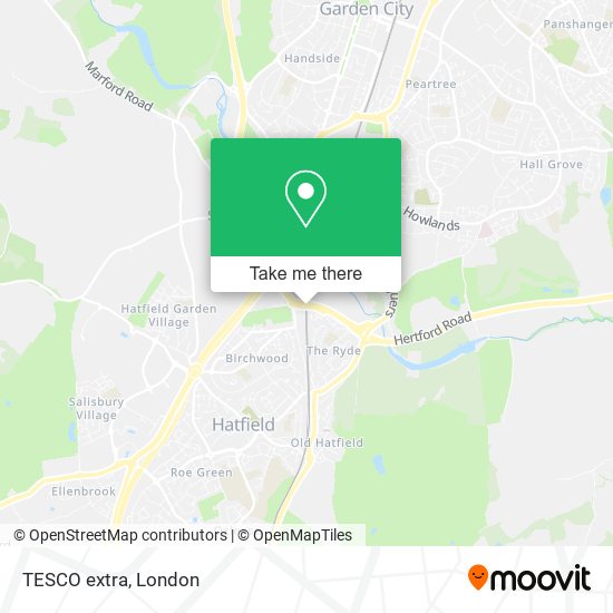 TESCO extra map