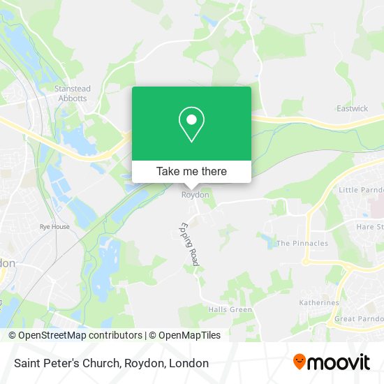 Saint Peter's Church, Roydon map
