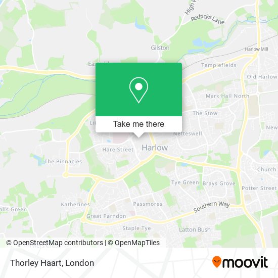 Thorley Haart map