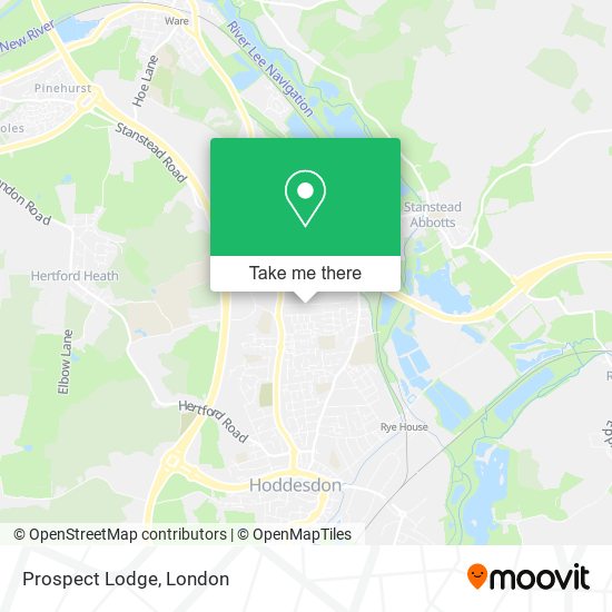 Prospect Lodge map