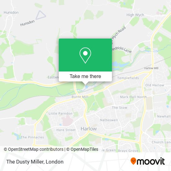 The Dusty Miller map