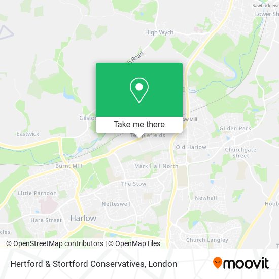 Hertford & Stortford Conservatives map