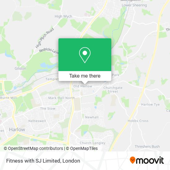 Fitness with SJ Limited map