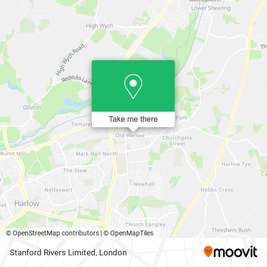 Stanford Rivers Limited map