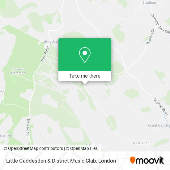 Little Gaddesden & District Music Club map