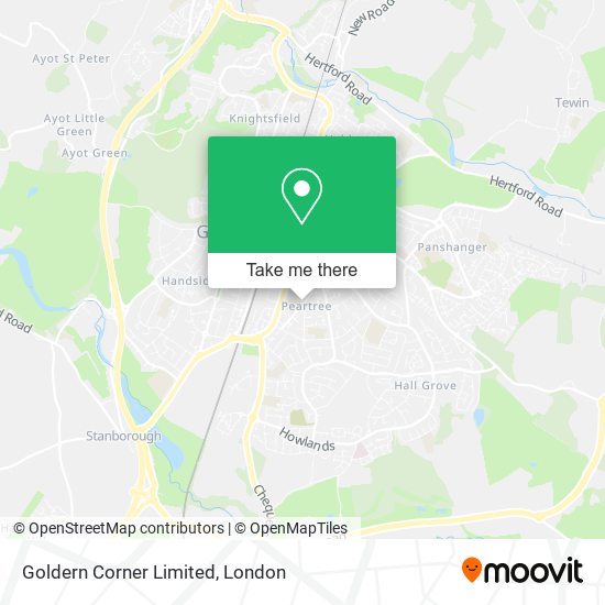 Goldern Corner Limited map