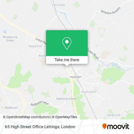 65 High Street Office Lettings map