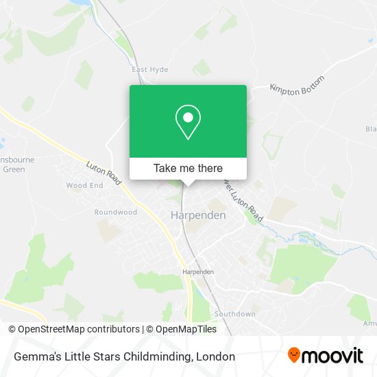 Gemma's Little Stars Childminding map