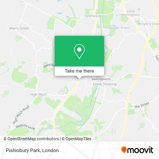 Pishiobury Park map