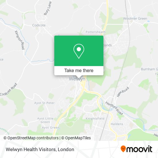 Welwyn Health Visitors map