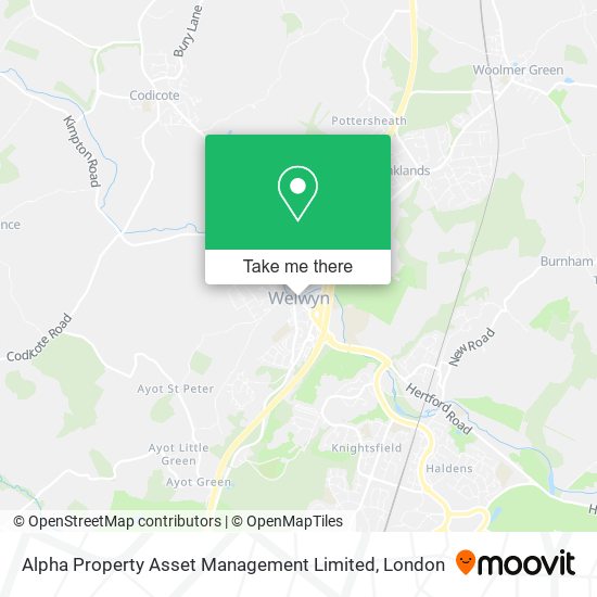 Alpha Property Asset Management Limited map