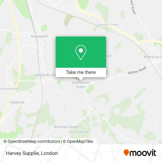 Harvey Supplie map
