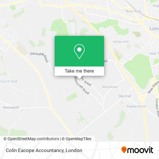 Colin Eacope Accountancy map