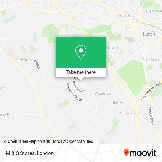 M & S Stores map