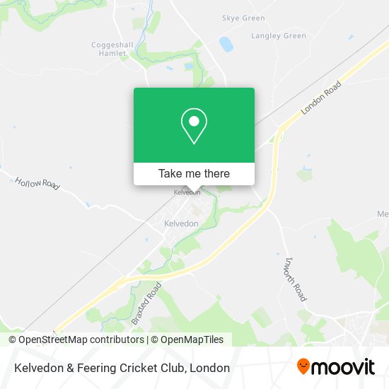 Kelvedon & Feering Cricket Club map