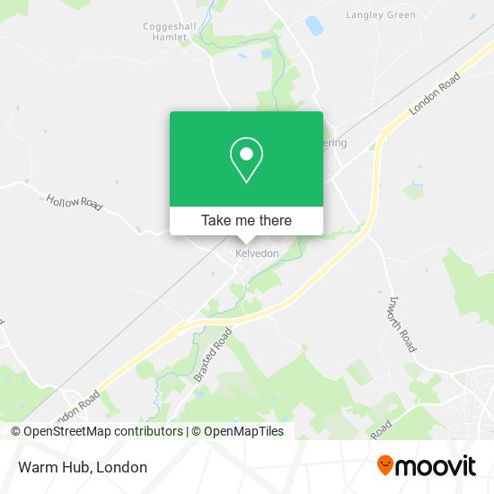 Warm Hub map