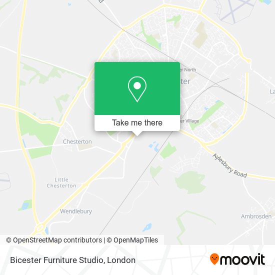 Bicester Furniture Studio map