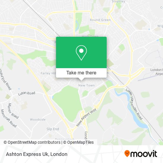 Ashton Express Uk map