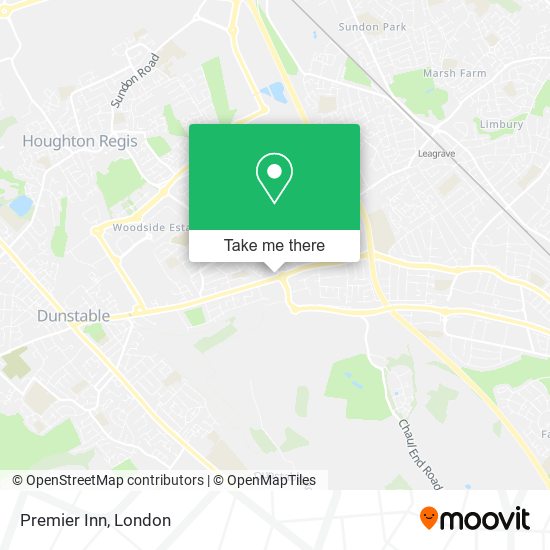 Premier Inn map