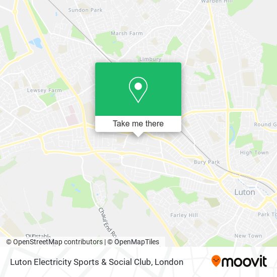 Luton Electricity Sports & Social Club map