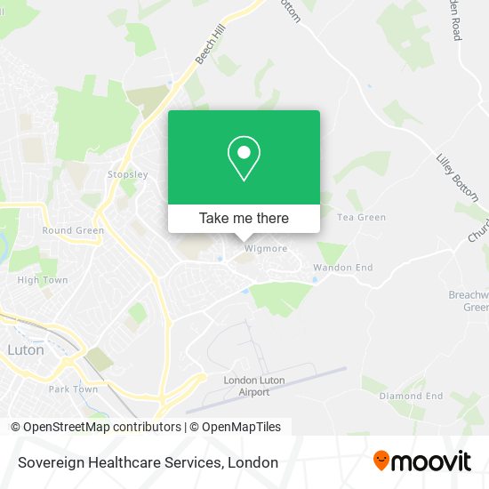 Sovereign Healthcare Services map