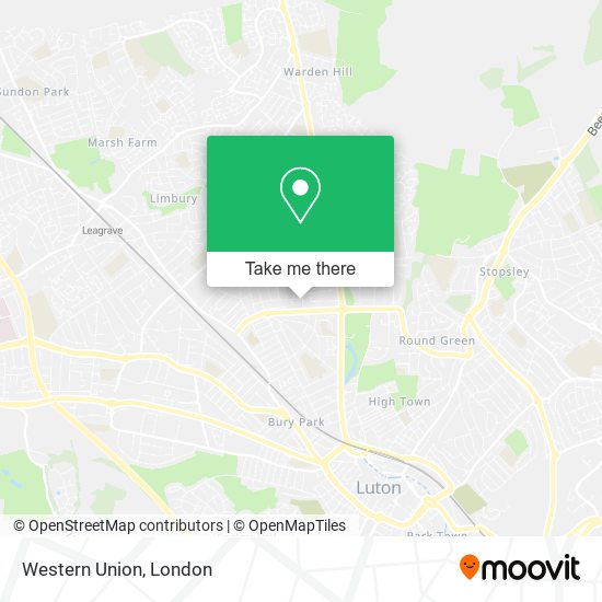 Western Union map