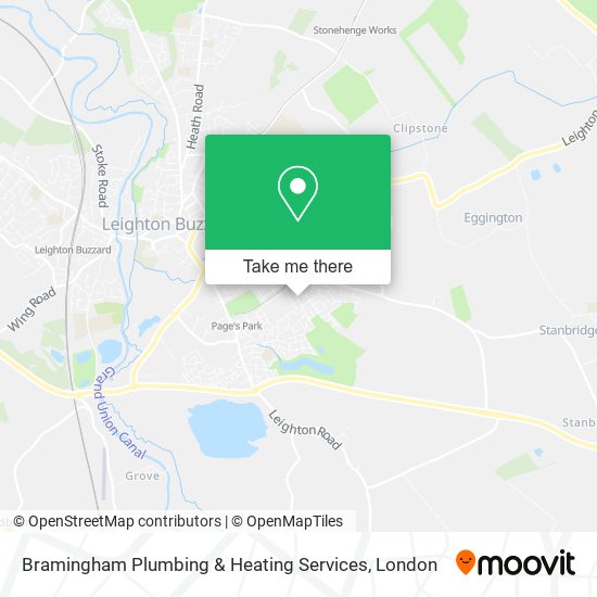 Bramingham Plumbing & Heating Services map