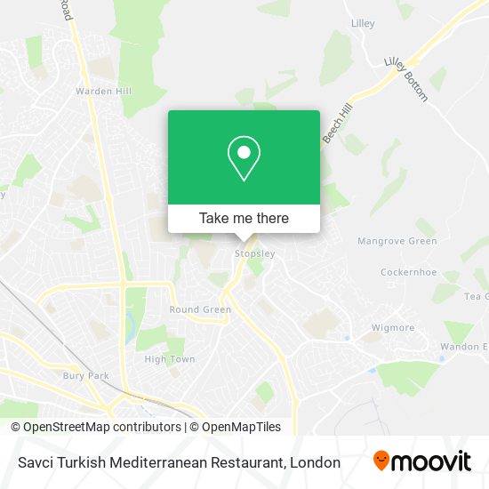 Savci Turkish Mediterranean Restaurant map