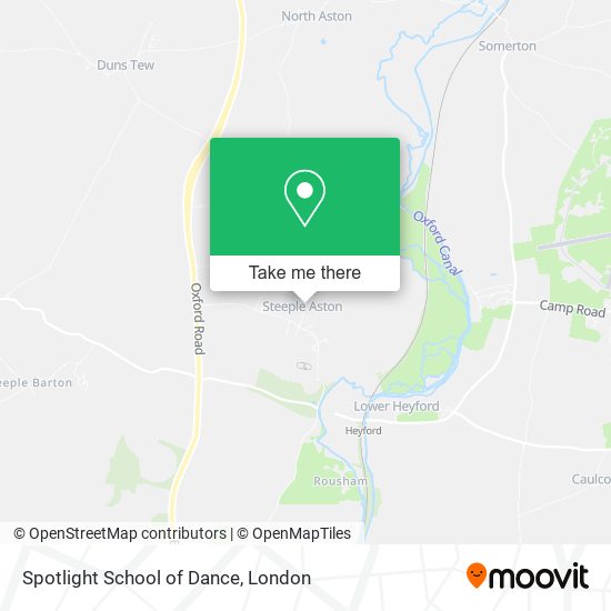 Spotlight School of Dance map