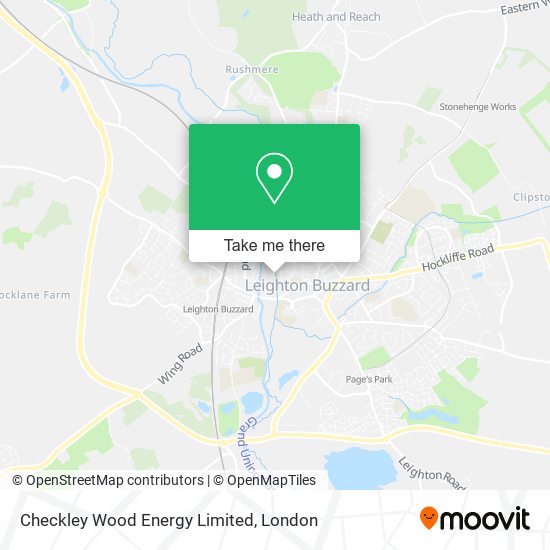 Checkley Wood Energy Limited map