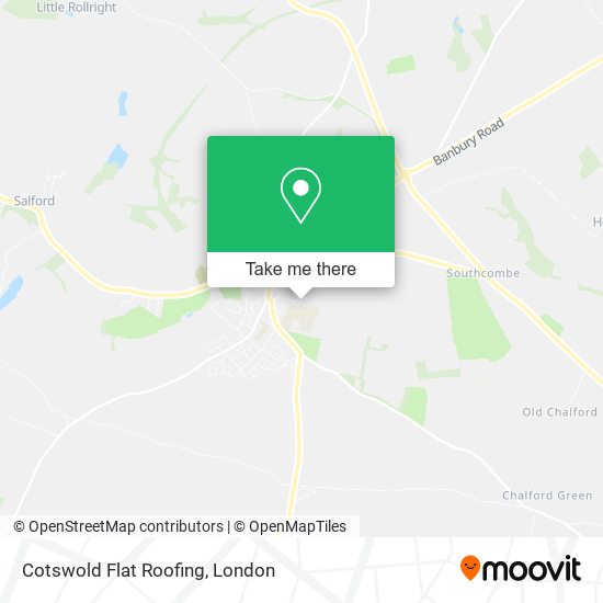 Cotswold Flat Roofing map