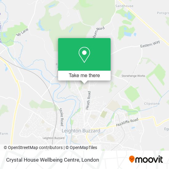 Crystal House Wellbeing Centre map