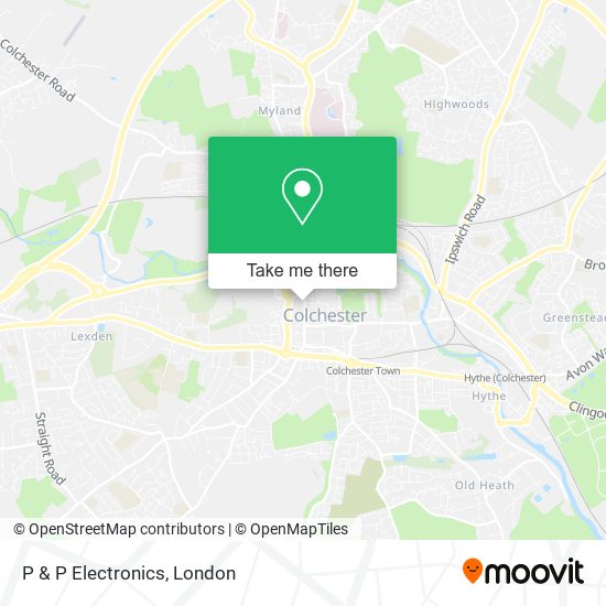P & P Electronics map