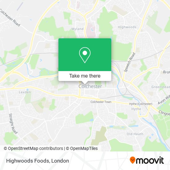 Highwoods Foods map