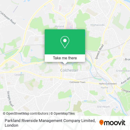 Parkland Riverside Management Company Limited map