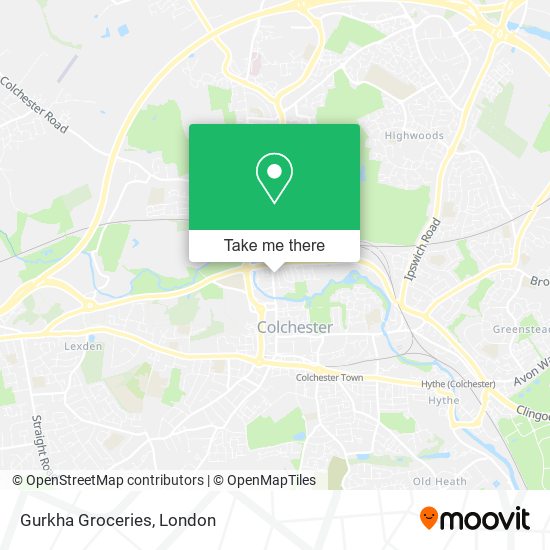 Gurkha Groceries map