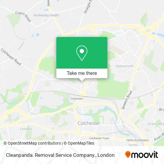 Cleanpanda. Removal Service Company. map